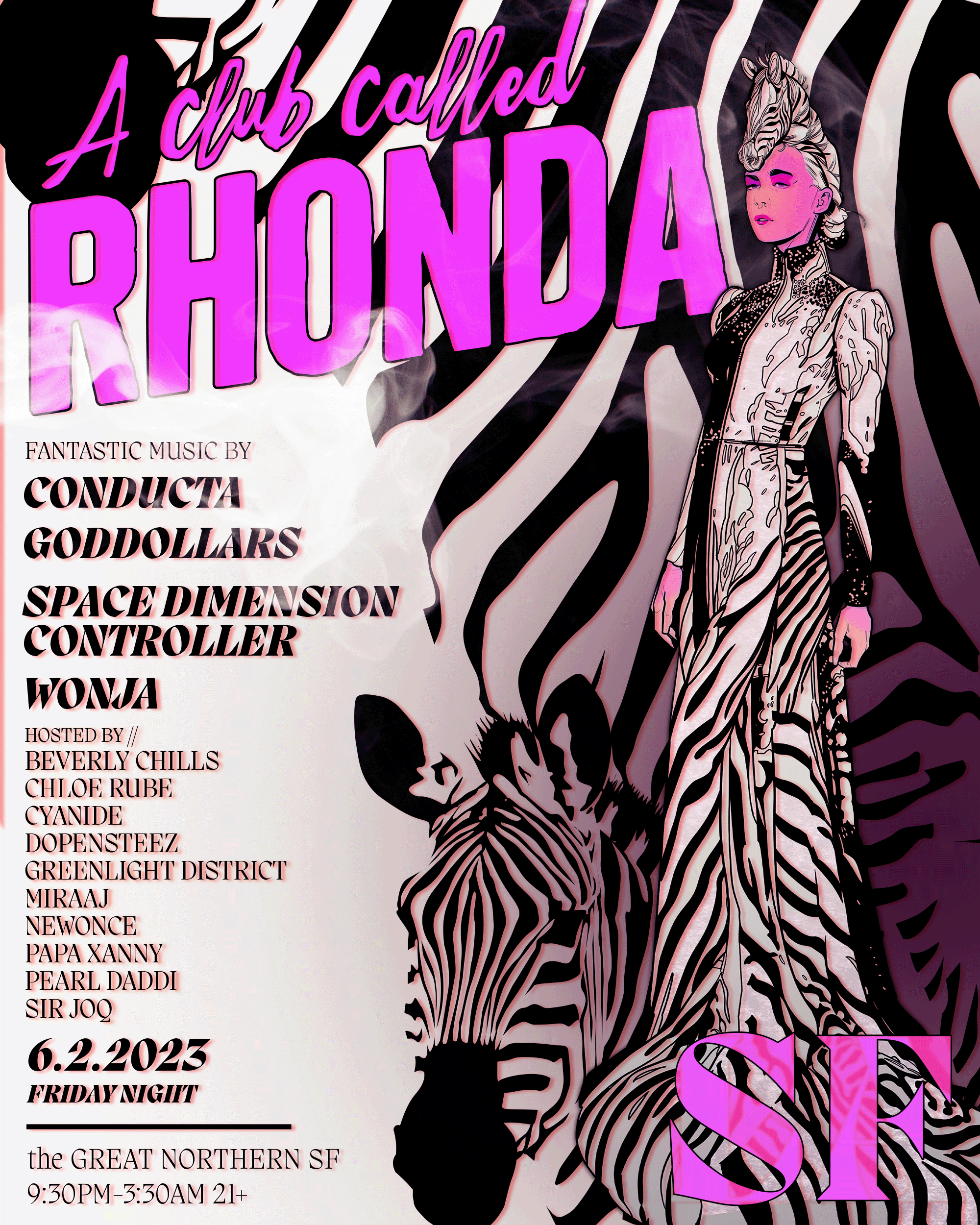 A Club Called Rhonda SF: Conducta & Space Dimension Controller - Página frontal