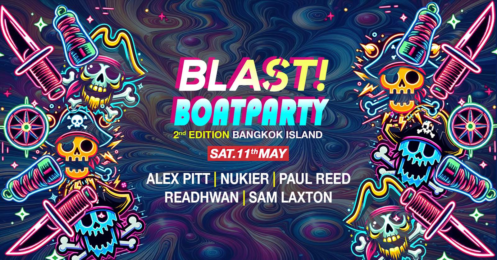 Blast Boat Party Bangkok - 2nd Edition - フライヤー表
