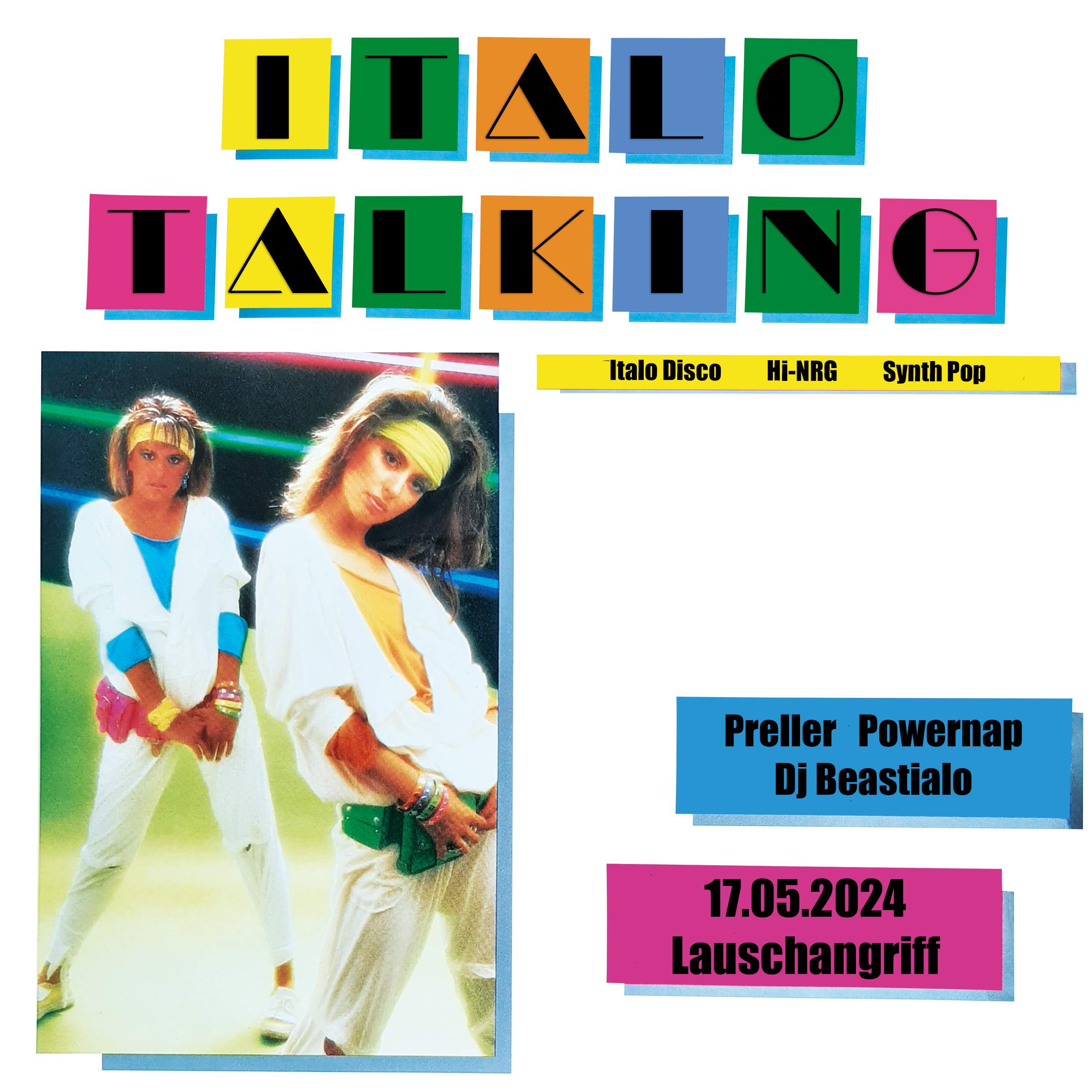 Italo Talking - フライヤー表