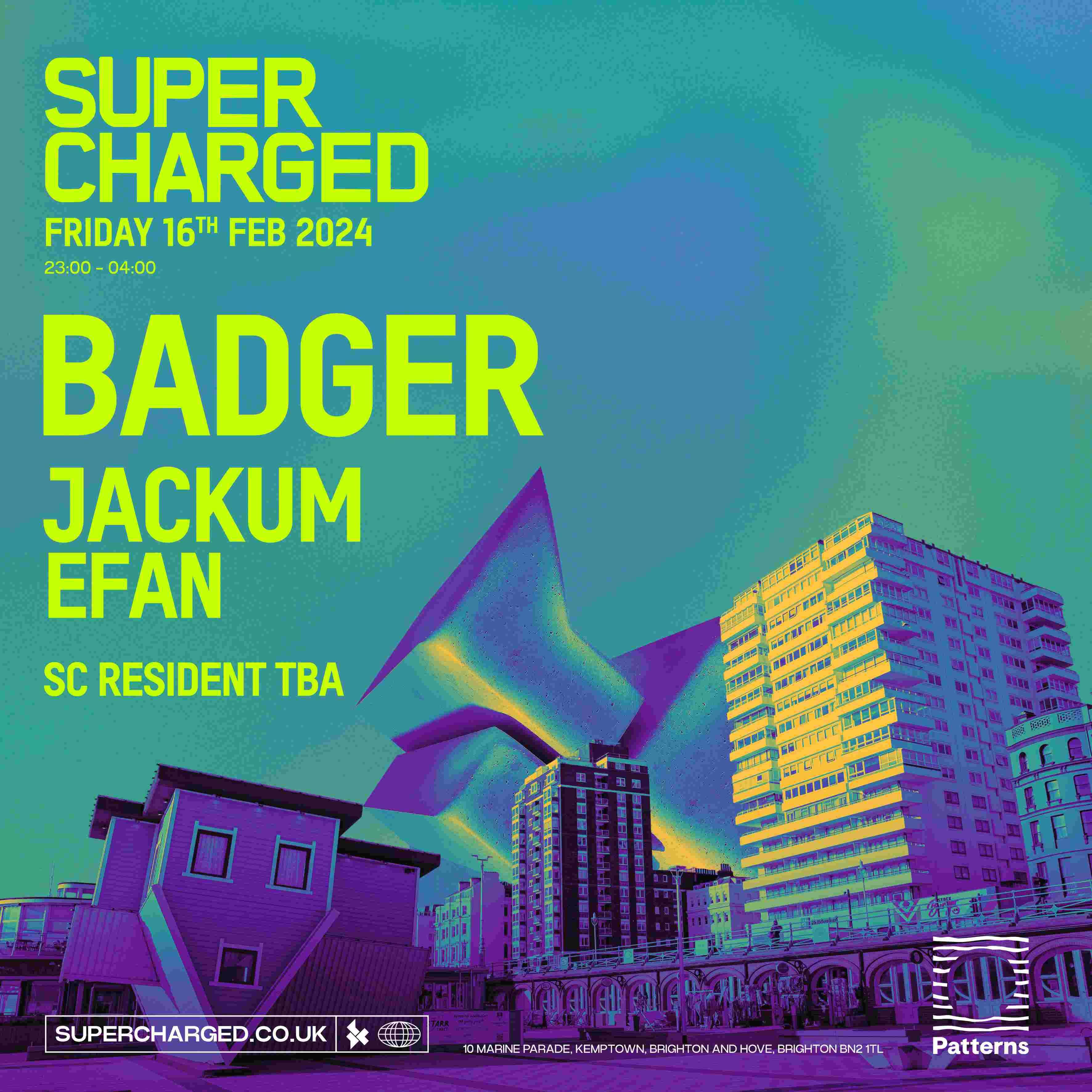 SuperCharged presents Badger - Página frontal