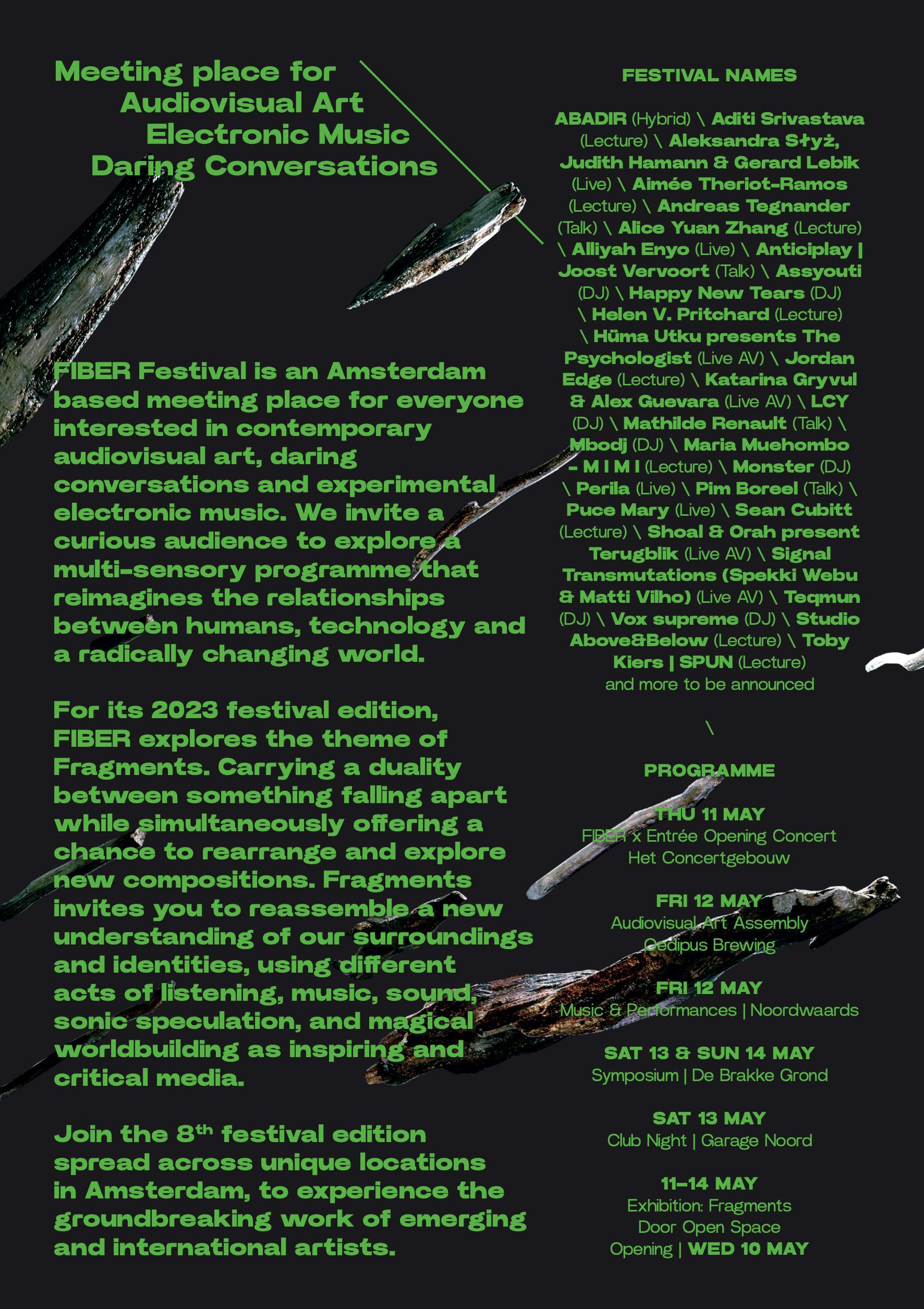 FIBER Festival 2023 at TBA Various locations in Amsterdam, Amsterdam