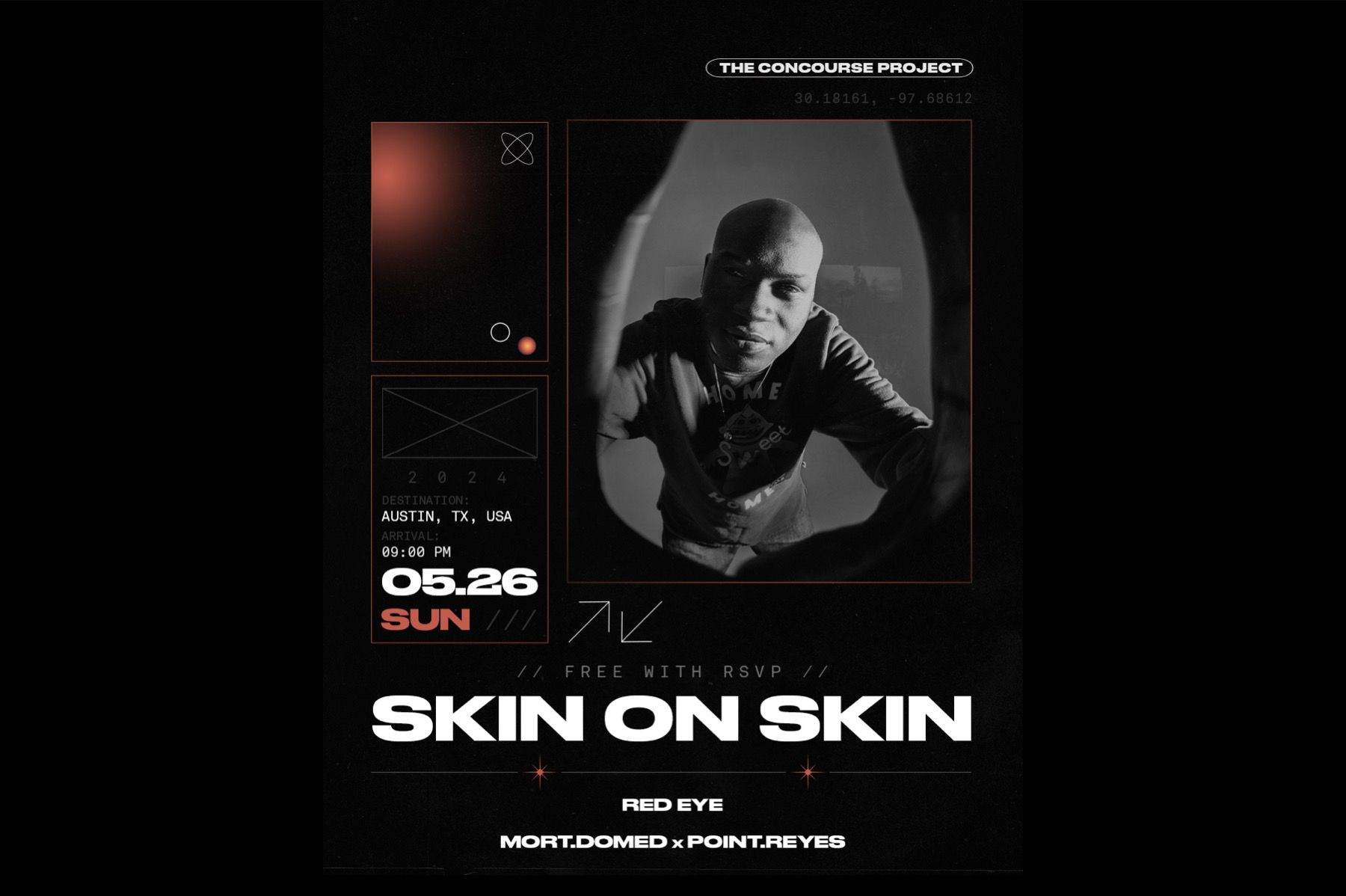 FREE WITH RSVP: Skin On Skin - フライヤー表