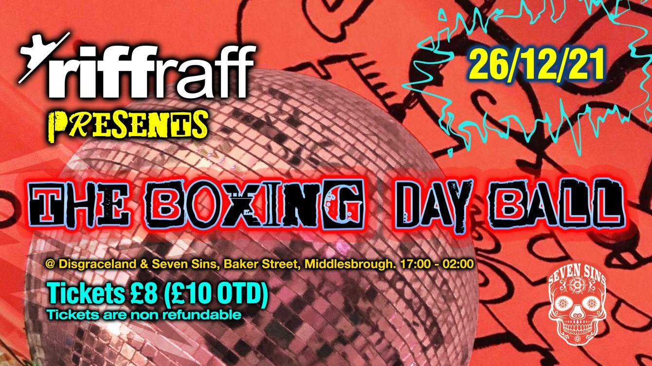 Riffraff Boxing Day Ball - フライヤー表