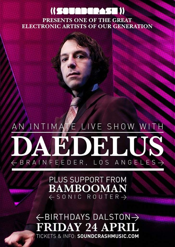 Daedelus - Live - Intimate Basement Show - Página frontal