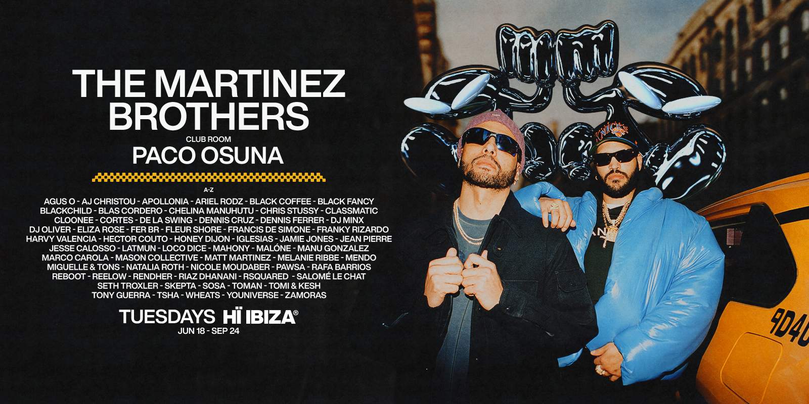 The Martinez Brothers - フライヤー表