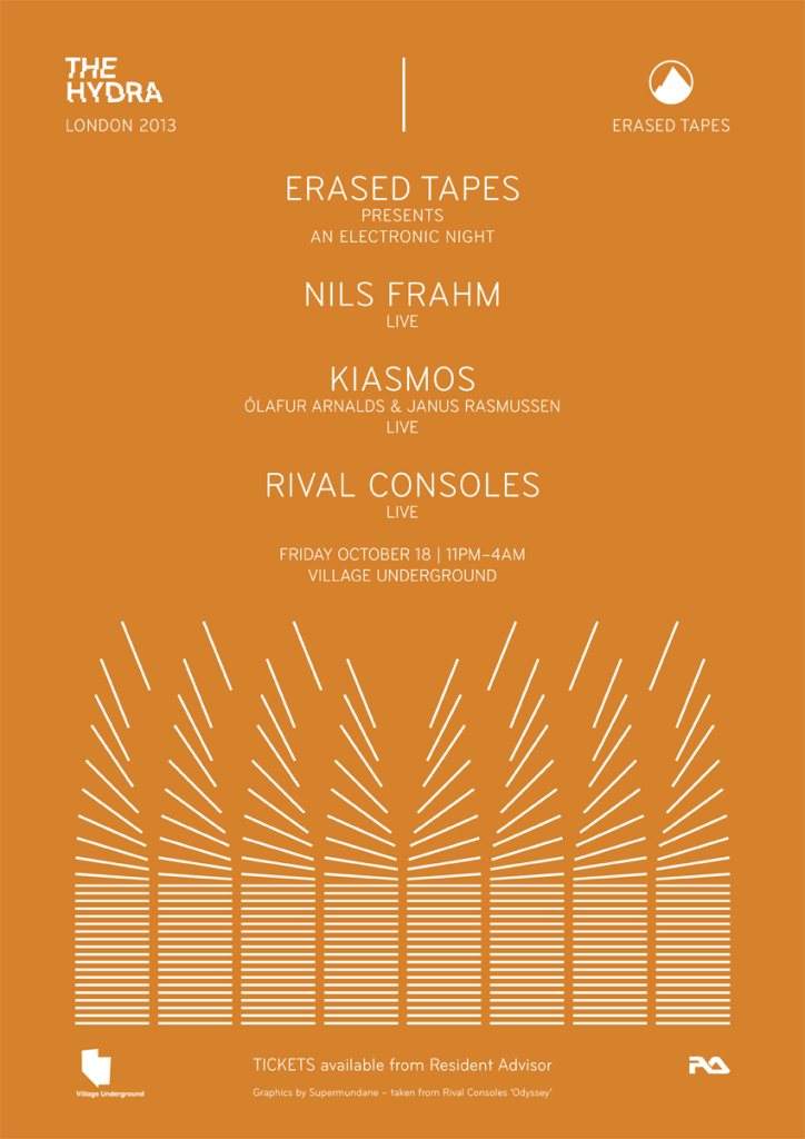The Hydra: Erased Tapes with Nils Frahm, Kiasmos & Rival Consoles - Página frontal