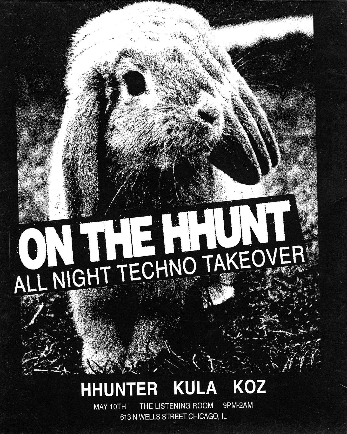 On the HHUNT: Techno Takeover - Página frontal