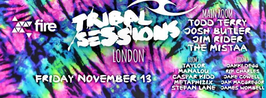 Tribal Sessions London with Todd Terry, Josh Butler & More - Página trasera