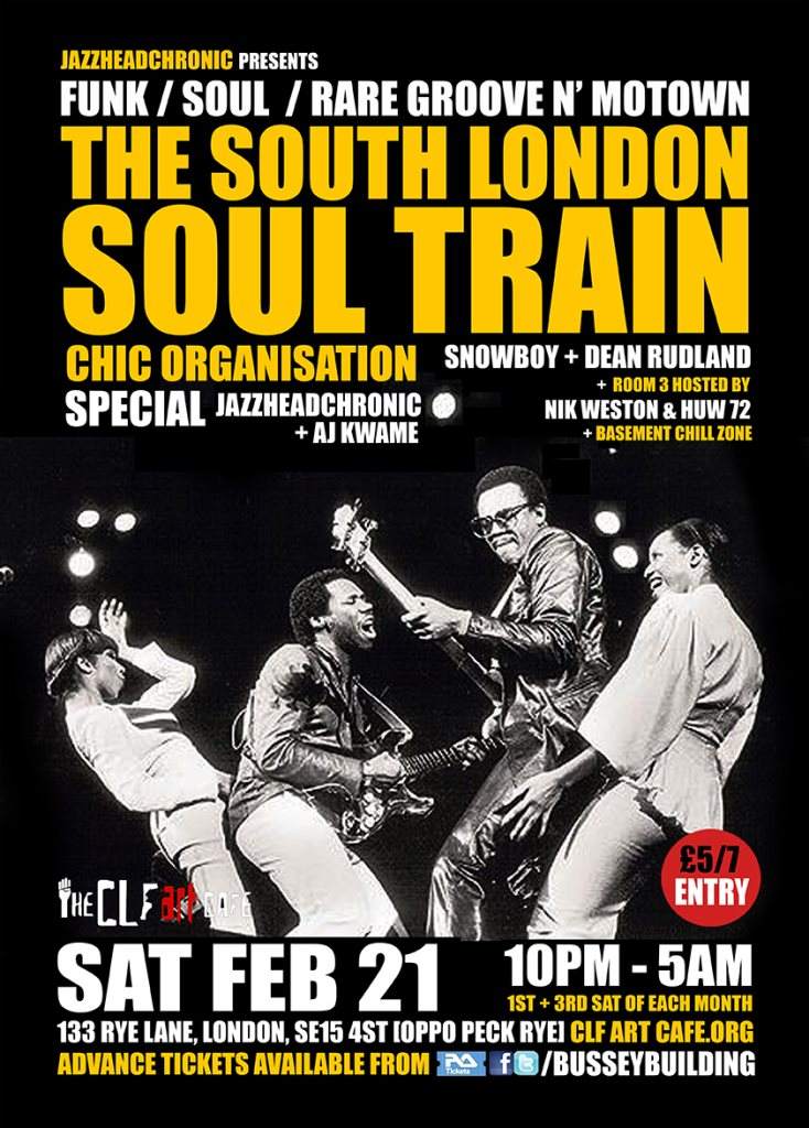 The South London Soul Train on 3 Floors with The Haggis Horns [Live] - Página trasera