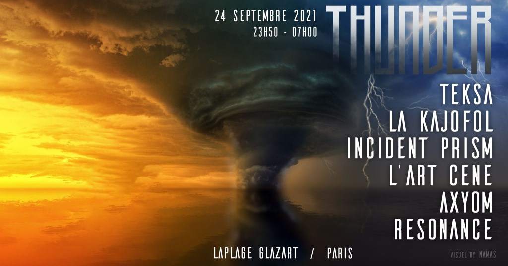 Thunder à La Plage — Open Air - フライヤー表