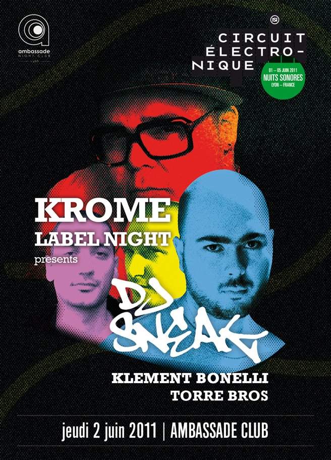 Krome Night Circuit Electronique Nuits Sonores - Página frontal