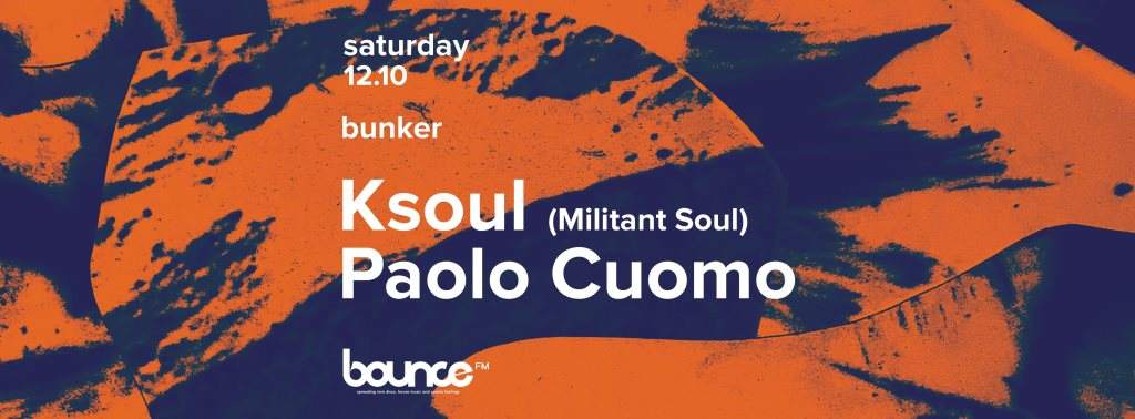 Bounce FM with Ksoul, Paolo Cuomo - Página frontal