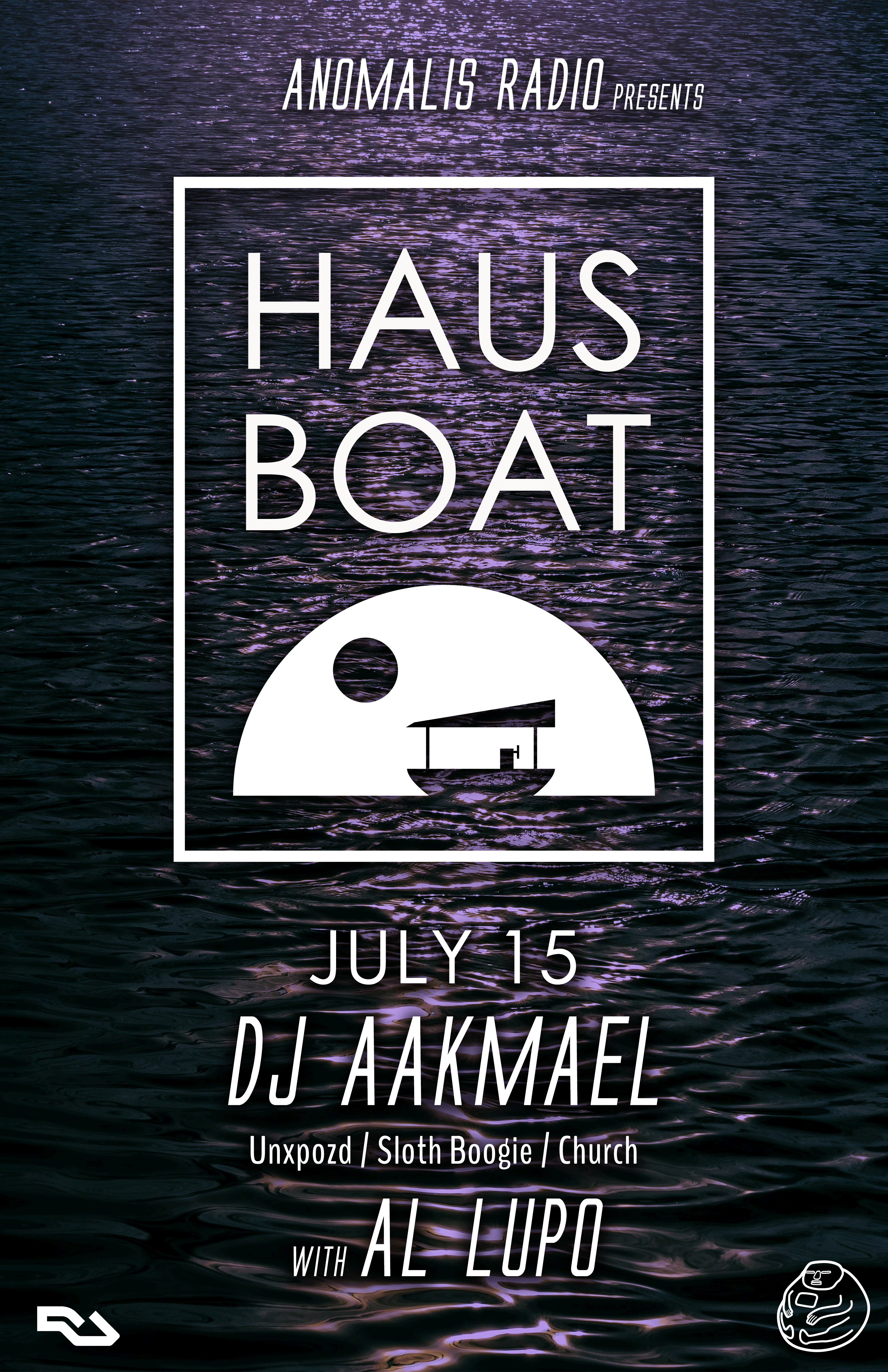 (SOLD OUT) Haus Boat 2023: DJ Aakmael with Al Lupo - フライヤー表