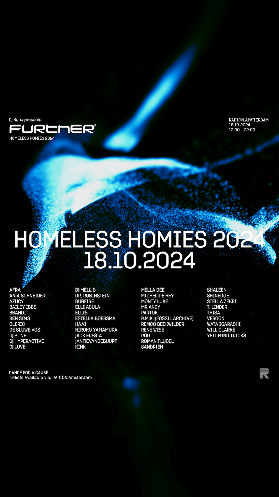 FURTHER x Homeless Homies ADE 2024 at RADION, Amsterdam
