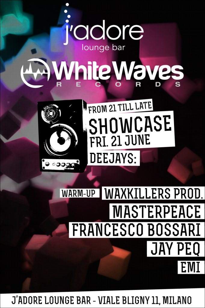 White Waves Records Showcase - フライヤー表
