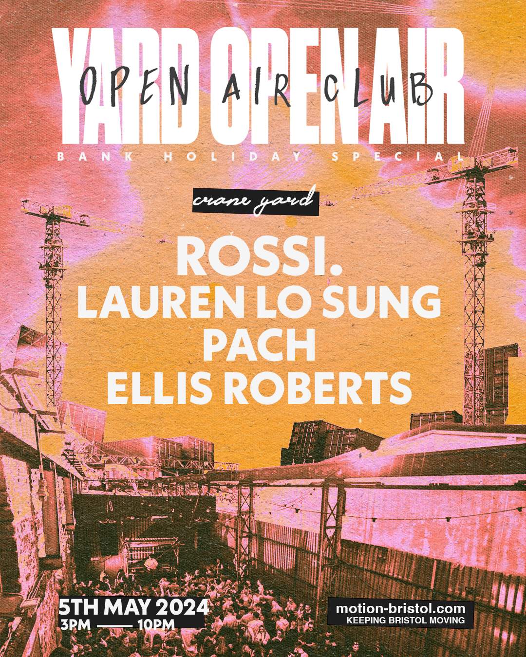 YARD Open Air Club: Rossi. Lauren Lo Sung + more - フライヤー裏