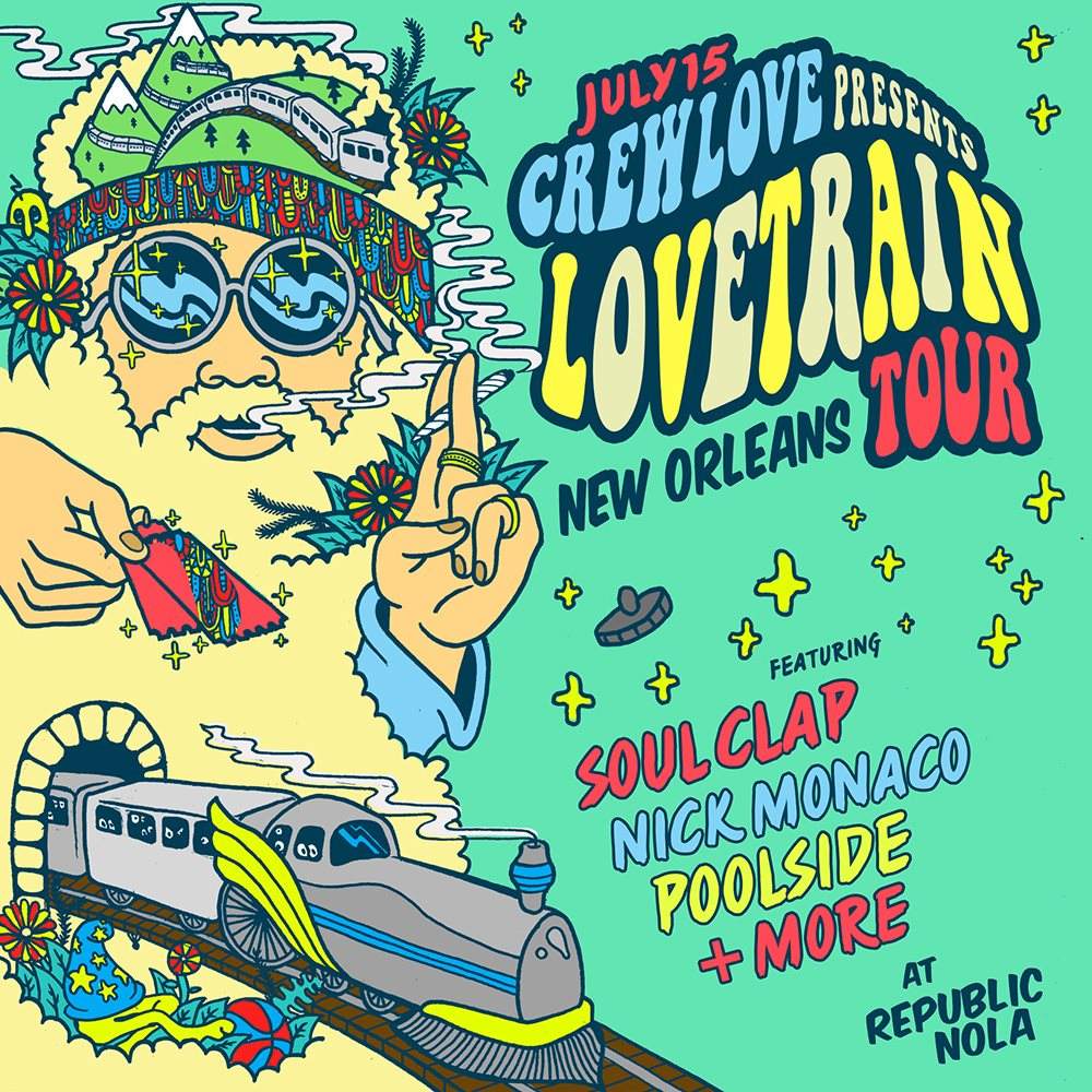 [CANCELLED] Crew Love presents The Love Train Tour with Soul Clap, Nick Monaco and Poolside  - Página frontal