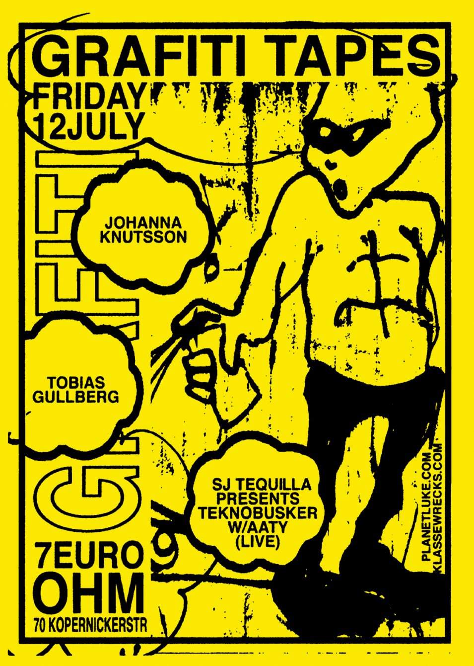 Grafiti Tapes with Johanna Knutsson, Tobias Gullberg and Teknobusker - Página frontal