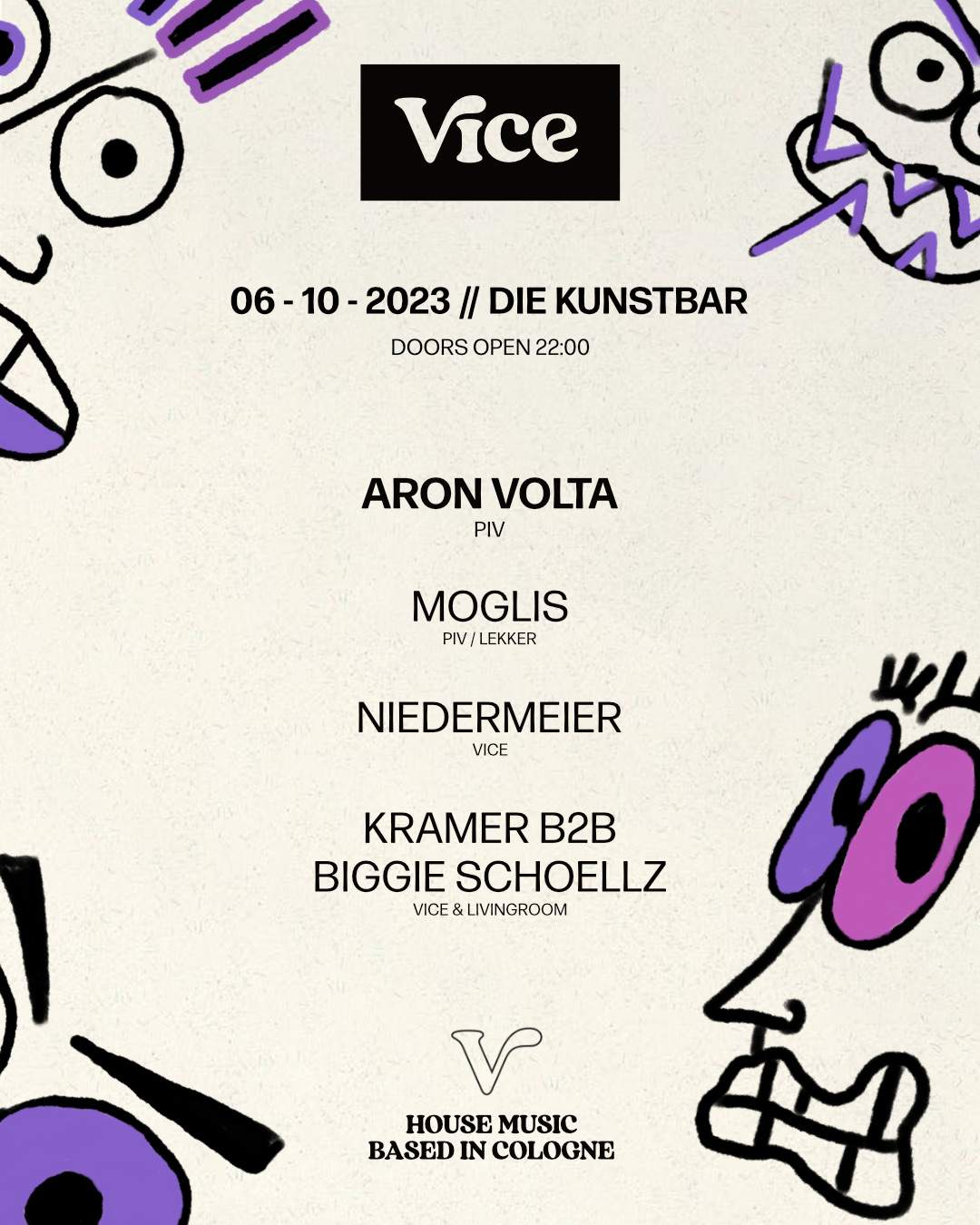 Vice Cologne goes KUNSTBAR (w/ Anil Aras) - フライヤー表
