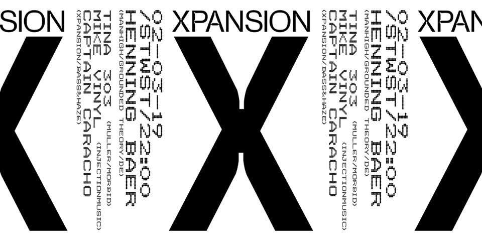 Xpansion Feat. Henning Baer - フライヤー表