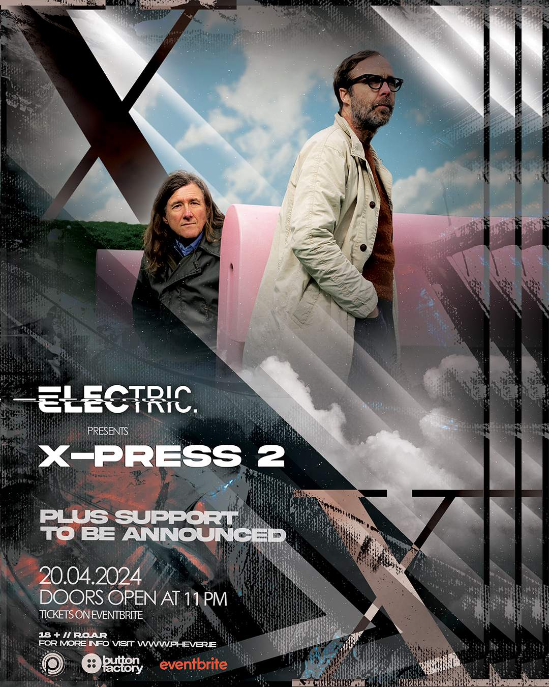 PHEVER-Electric presents X-Press 2 live aka Rocky & Diesel + supports - Página trasera