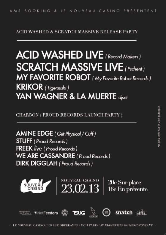 Acid Washed & Scratch Massive Release Party - Página trasera