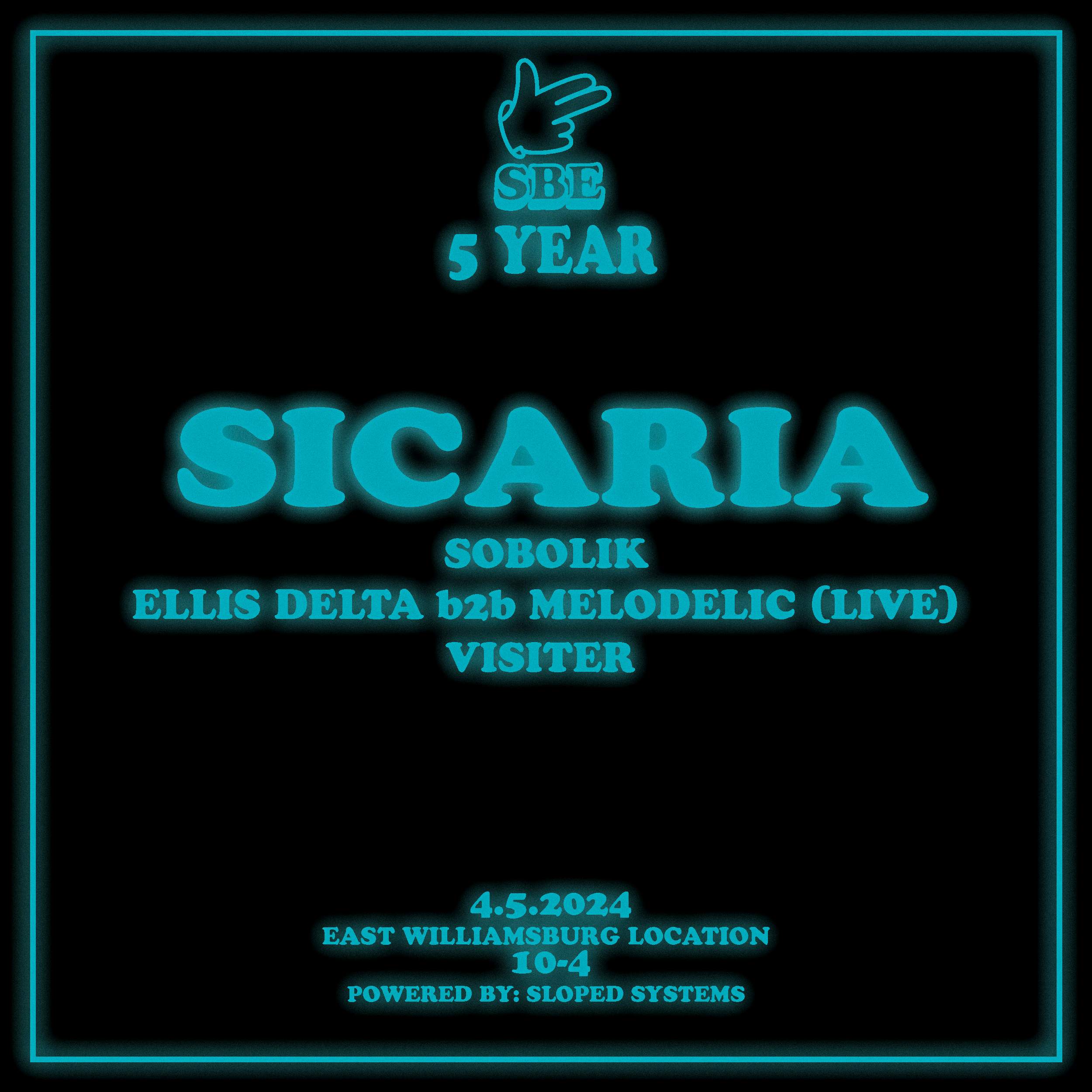SBE 5 Year: SICARIA - Página frontal