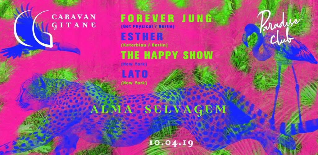 Caravan Gitane: Forever Jung / Esther / The Happy Show / Lato - Página frontal