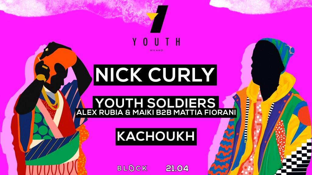 Youth with Nick Curly - Youthsoldiers - Kachoukh - フライヤー表