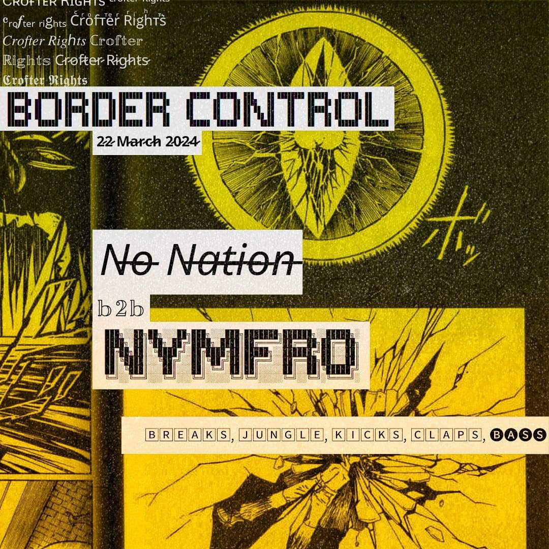 BORDER CONTROL No Nation B2b Nymfro - フライヤー表