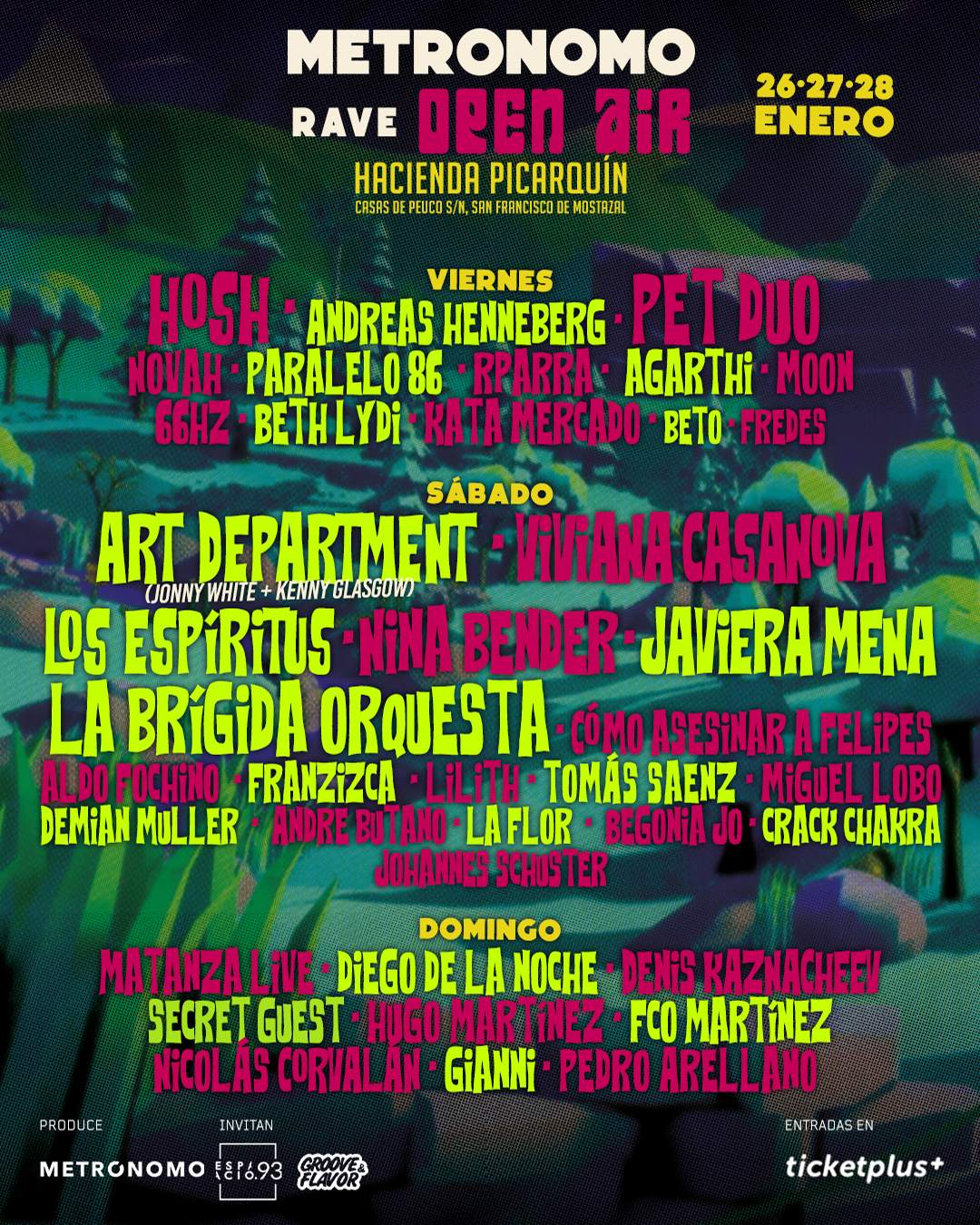 METRONOMO Rave OPEN AIR en Picarquín, Chile