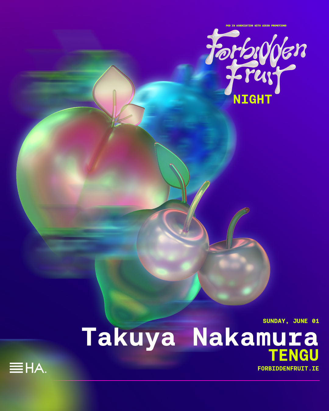 Forbidden Fruit Night x Hidden Agenda: Takuya Nakamura at Yamamori