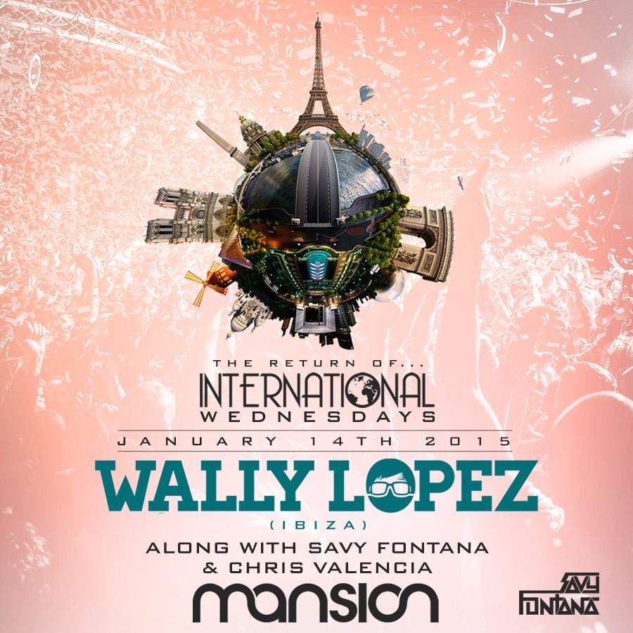 International Wednesday with Wally Lopez - フライヤー表