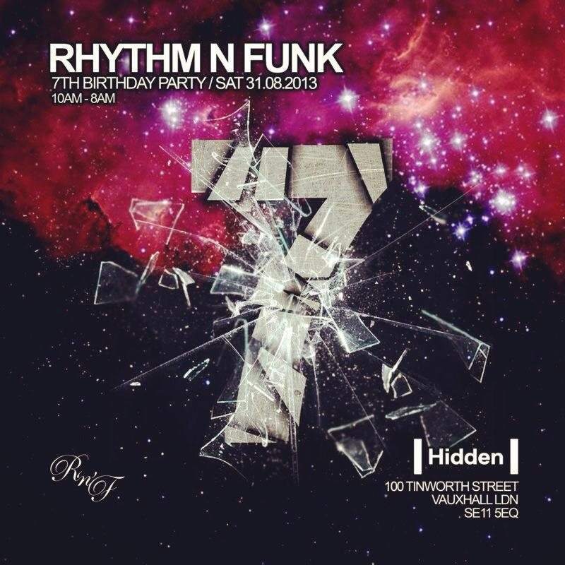 Rhythm n Funk 7th Birthday Party - Página frontal