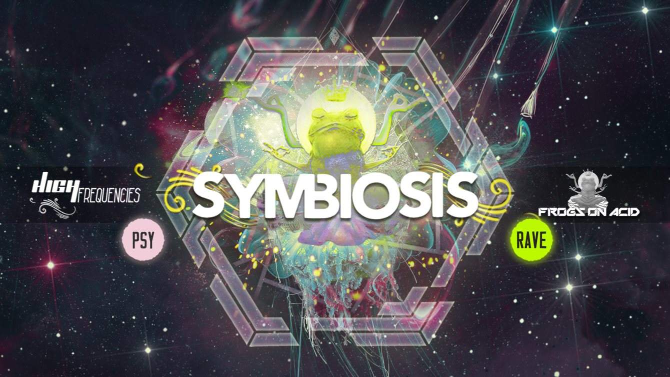 Symbiosis - High Frequencies & Frogs on Acid - Página frontal