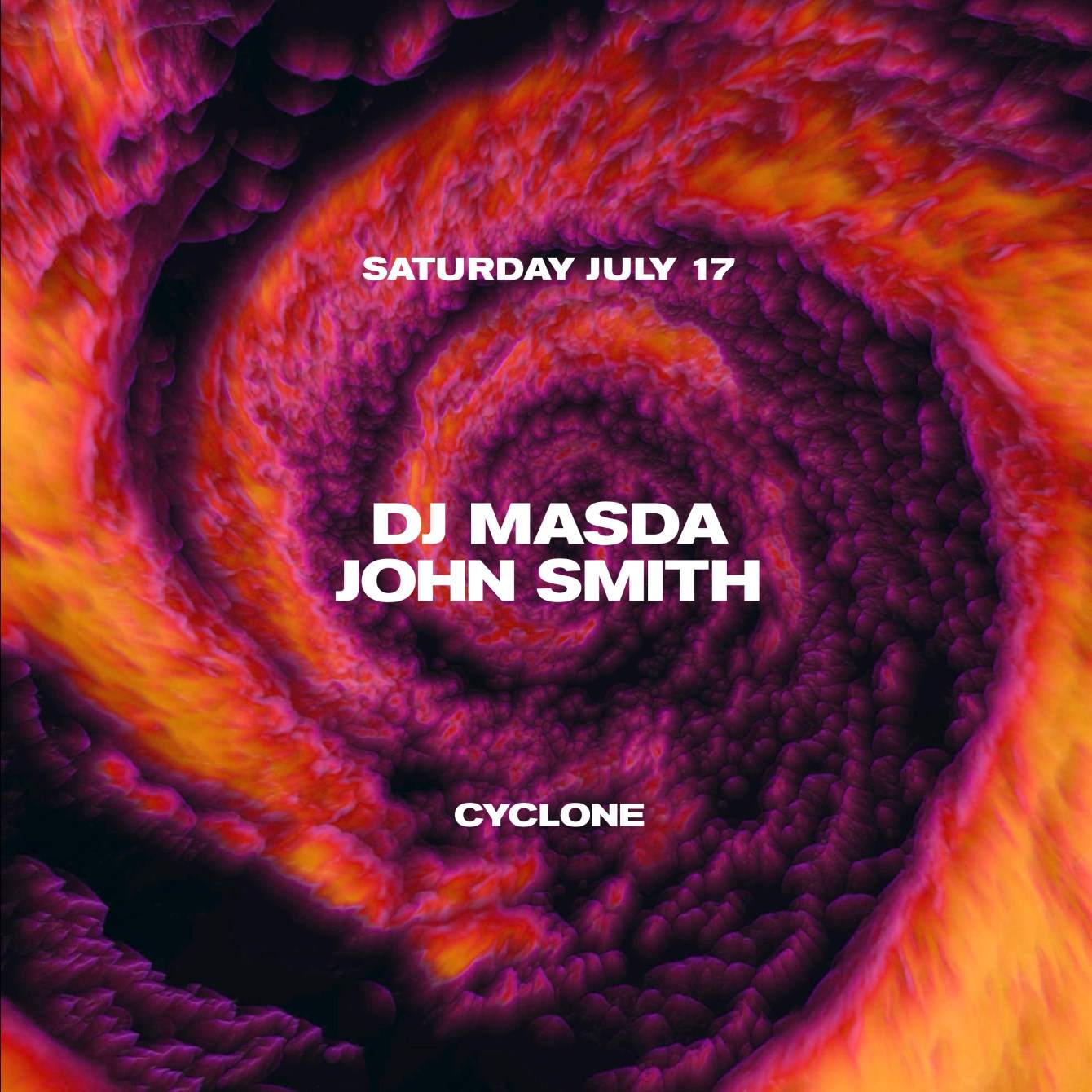 Cyclone: DJ Masda (Extended set) & John Smith - Página frontal