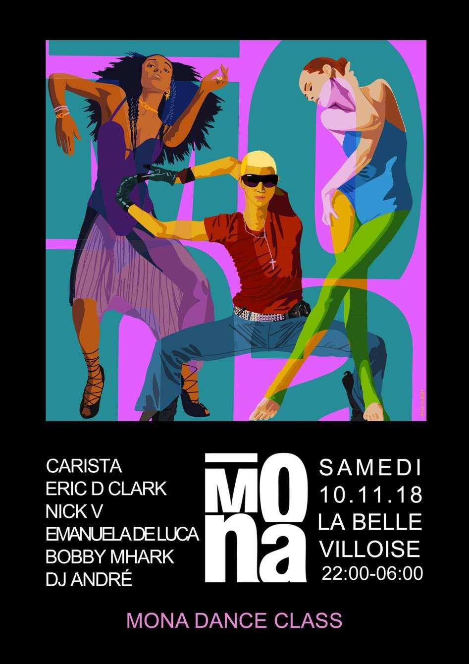 Mona with Carista Eric D Clark Nick V Emanuela & Bobby André DC - Página trasera