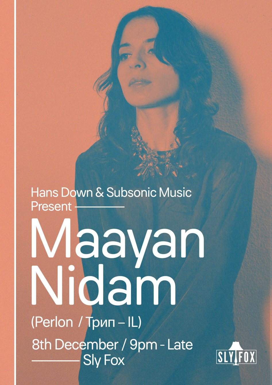 Hans Down & Subsonic Music present Maayan Nidam - Página trasera