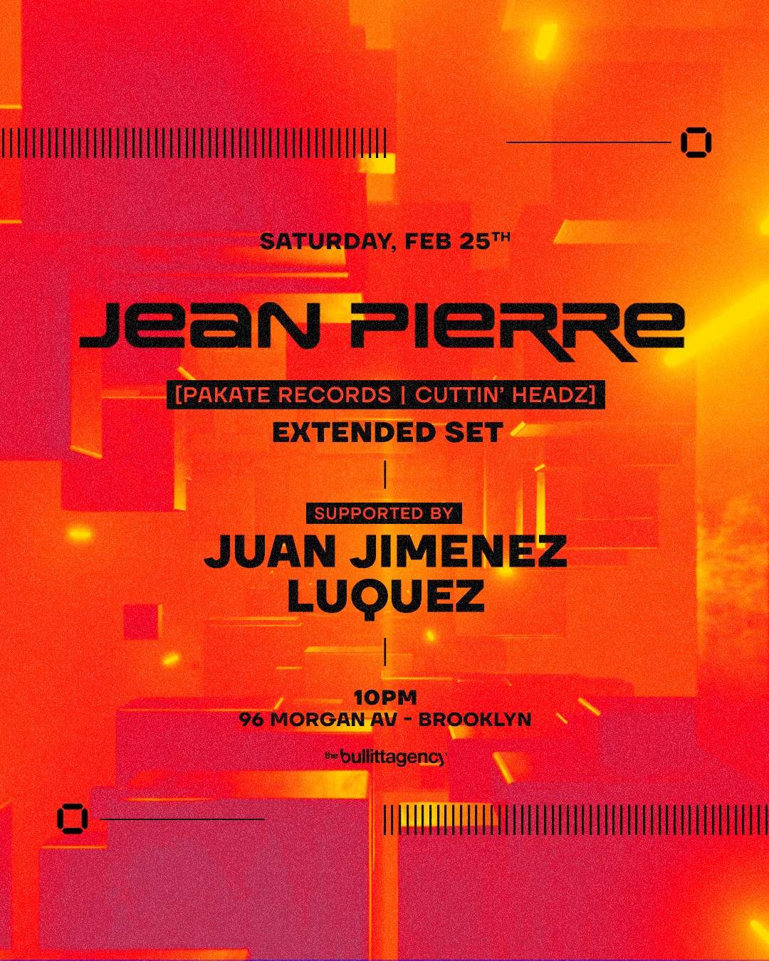 Jean Pierre [Extended Set] / JUAN JIMENEZ / Luquez - フライヤー表