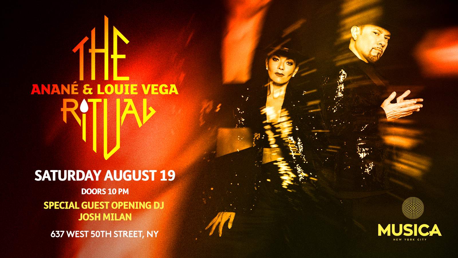 The Ritual with Anané & Louie Vega at Musica Club NYC, New York City