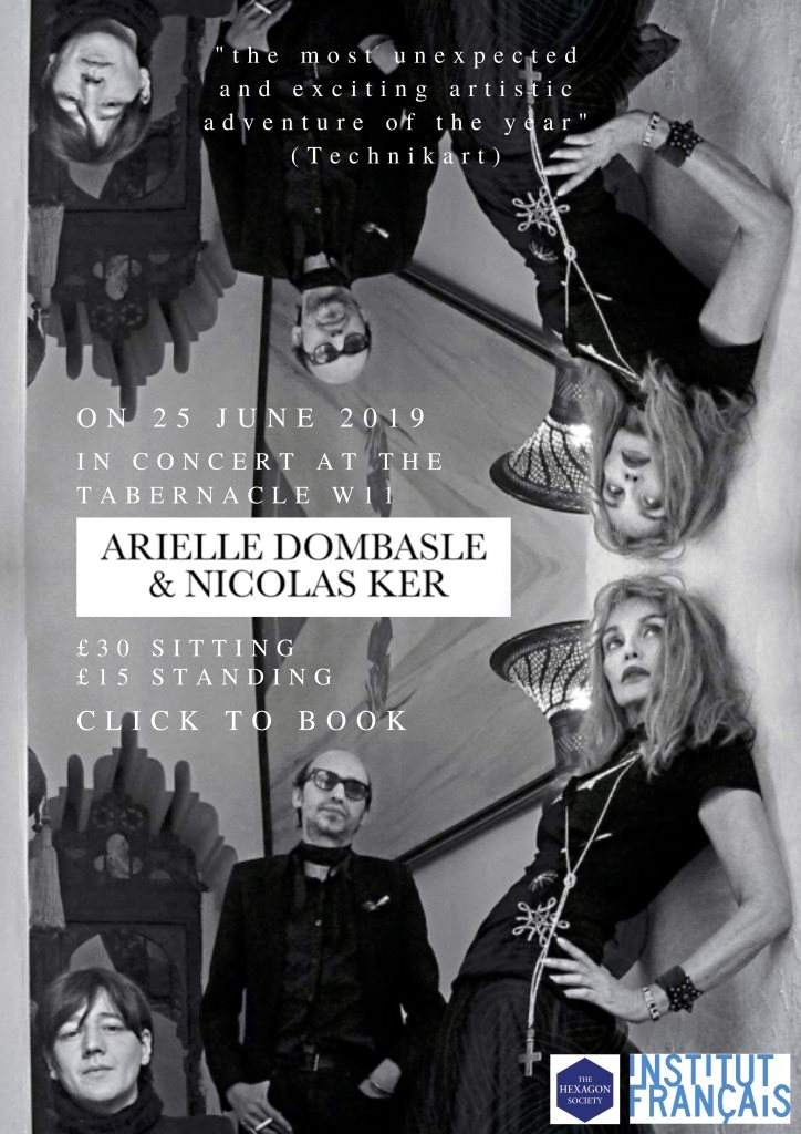 Arielle Dombasle - Flyer front