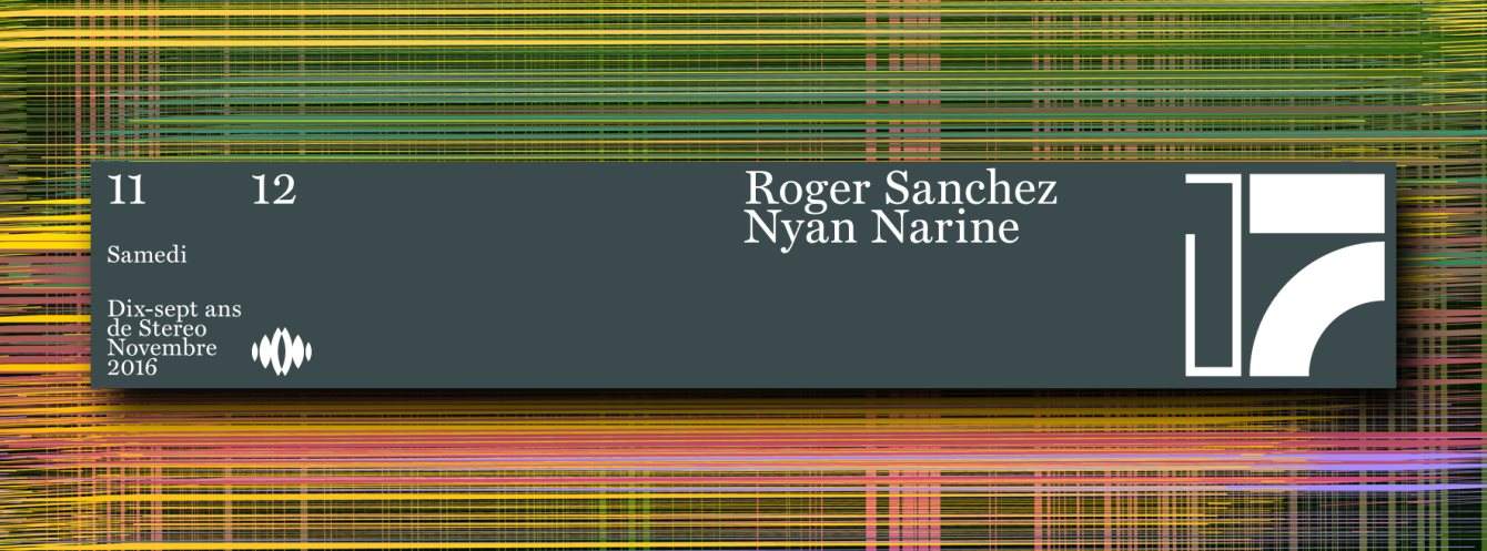17 Yrs of Stereo: Roger Sanchez - Nyan Narine - Página frontal
