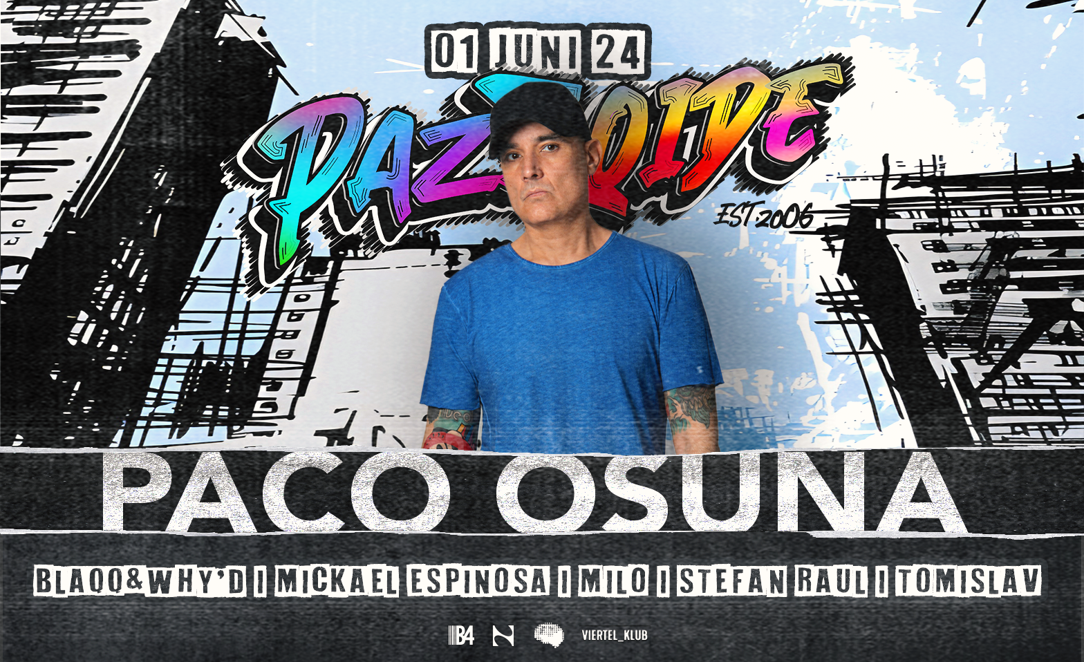 PazZoide with Paco Osuna - フライヤー表