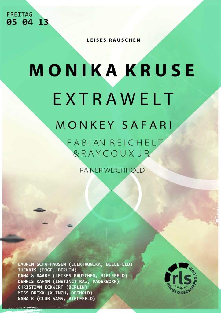 Leises Rauschen mit Monika Kruse, Extrawelt & Monkey Safari - フライヤー裏