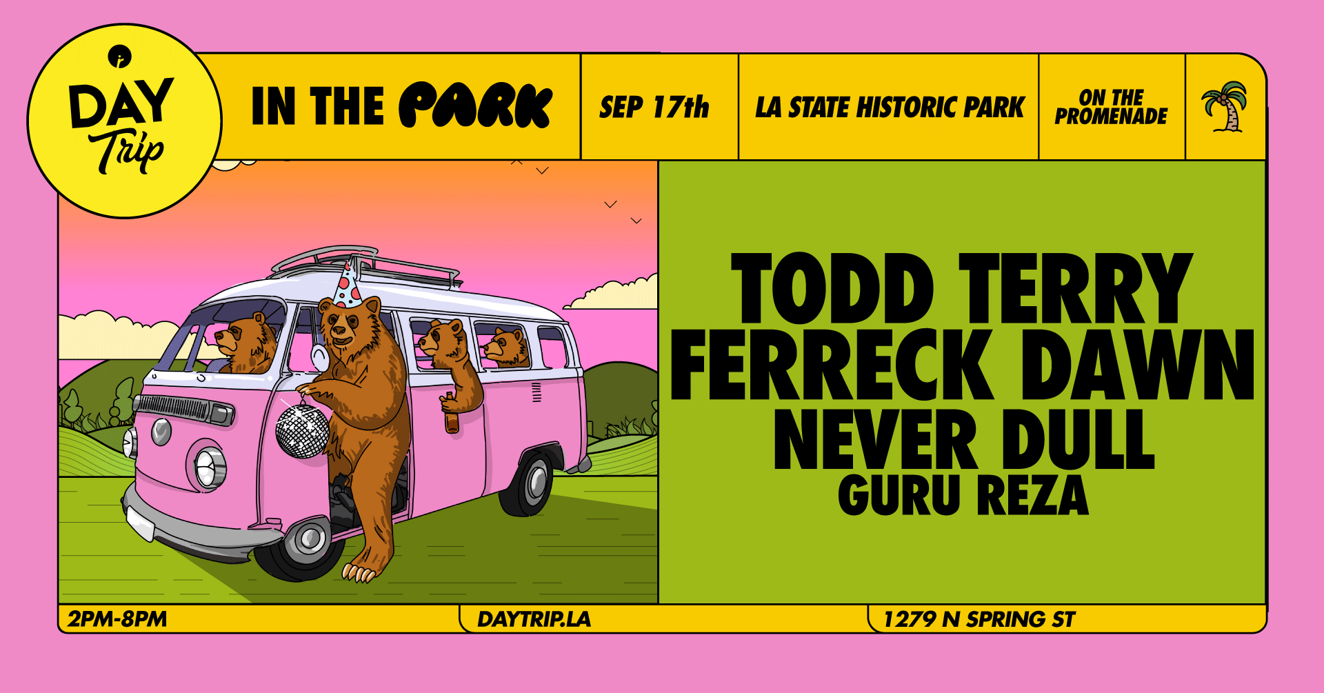 Day Trip feat. Todd Terry, Ferreck Dawn, Never Dull, Guru Reza - Página frontal