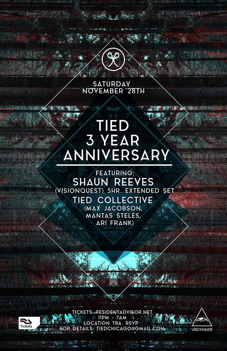 Tied: 3 Year Anniversary with Shaun Reeves - Página frontal