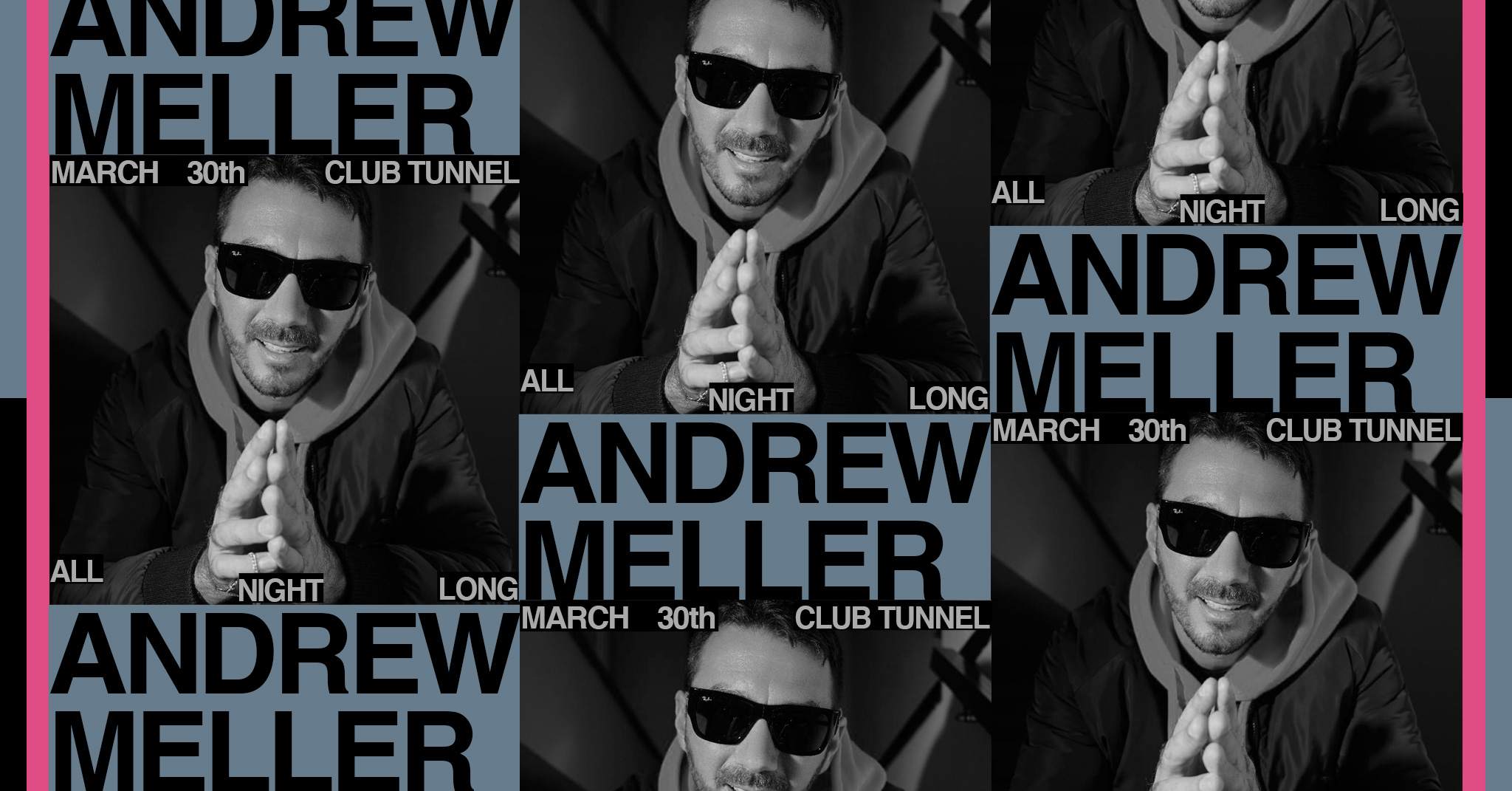 Andrew Meller All Night Long - Club Tunnel - Página frontal