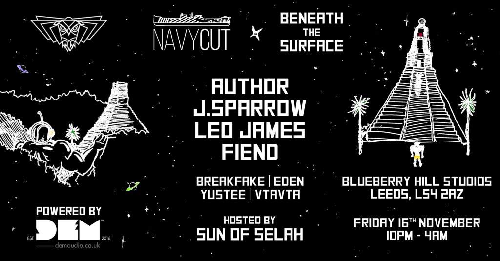 Navy Cut x Beneath The Surface #2 with Author - フライヤー表