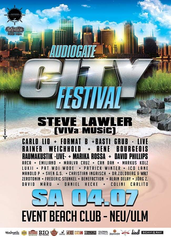 Audiogate City Festival - フライヤー表