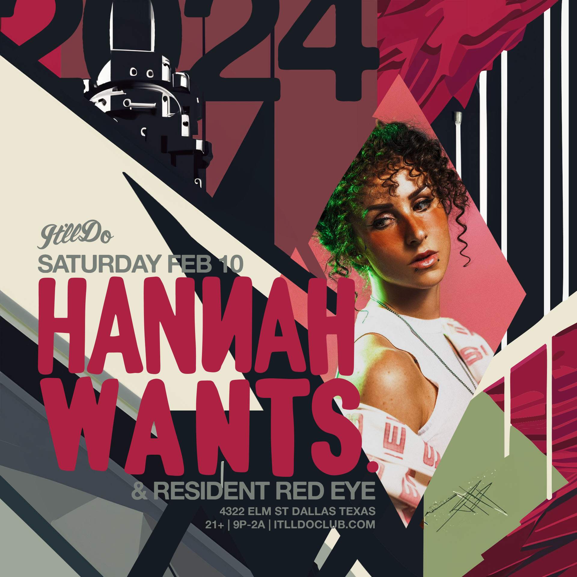 Hannah Wants - フライヤー表